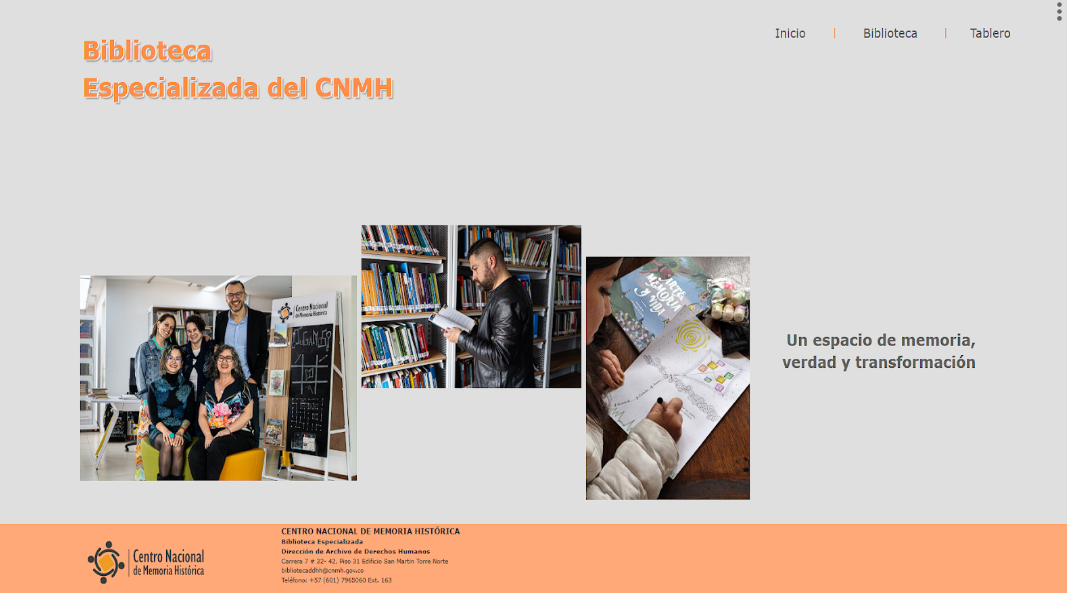 Story map Biblioteca especializada