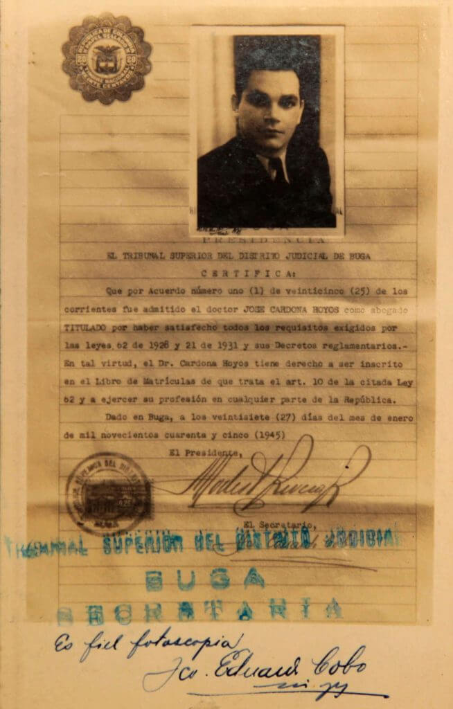 Jose Cardona Hoyos Perfil Biografico Imagen3
