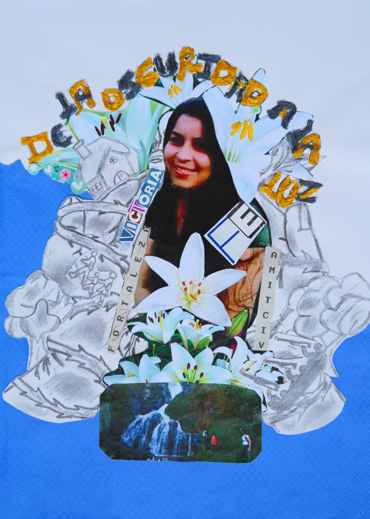 Imagen Crónica Lirio: Collage auto representativo realizado por Lirio
